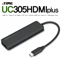 ipTIME(아이피타임) USB Type C 멀티 허브 UC305HDMI PLUS